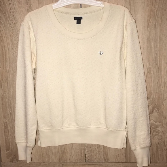 true religion white sweater